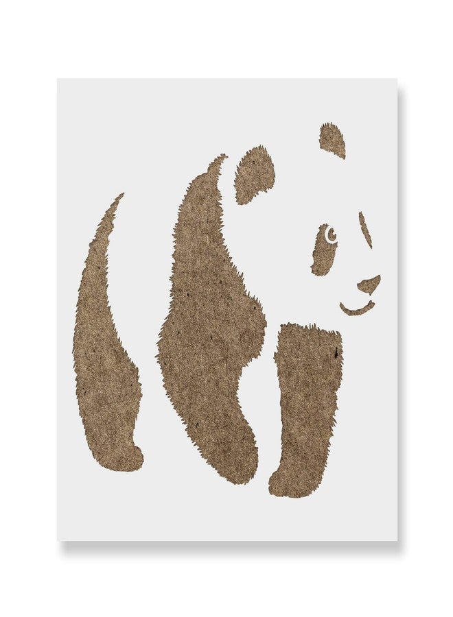 Stencil Revolution قالب الباندا - أضف لمسة سحرية إلى مشاريعك الفنية، قوالب الباندا، فن قوالب الباندا - Image 1