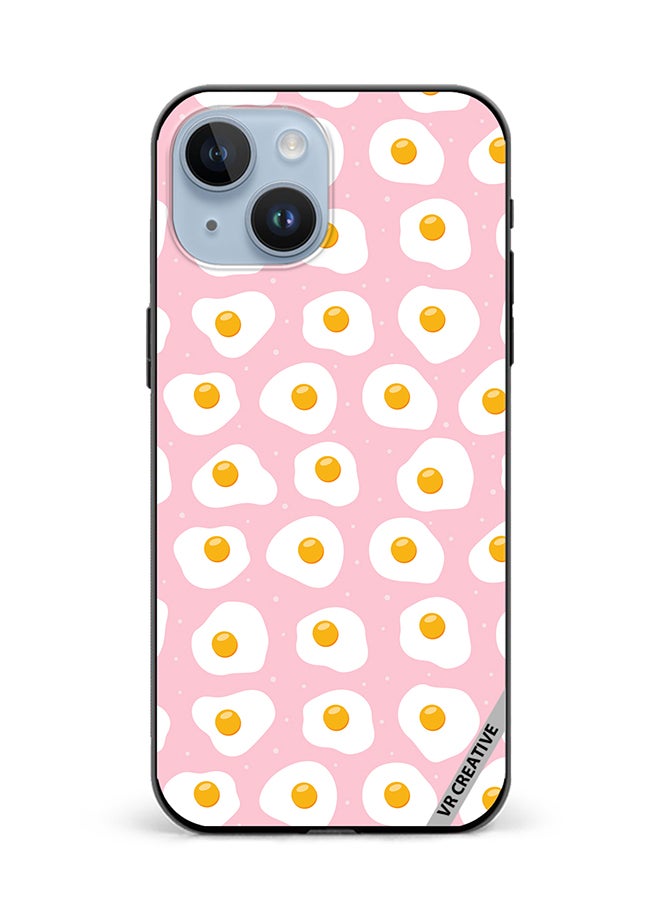 VR CREATIVE Protective Case Cover For Apple iPhone 15 Plus Pattern Eggs Design Multicolour - Image 1