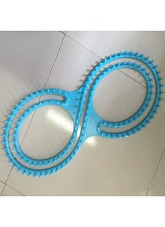 Creative Knitting Machine 8-shaped Castle Multi-function Knitting Machine Sweater Wool Pants Gloves Making Toys-Color:8-shaped Blue