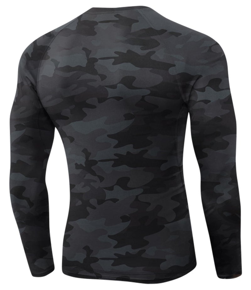 SPVISE Compression Long Sleeve Shirts for Men, Cool Dry Rash Guard Athletic Undershirt Gear T Shirt for Sports Gym Basketball - Image 2