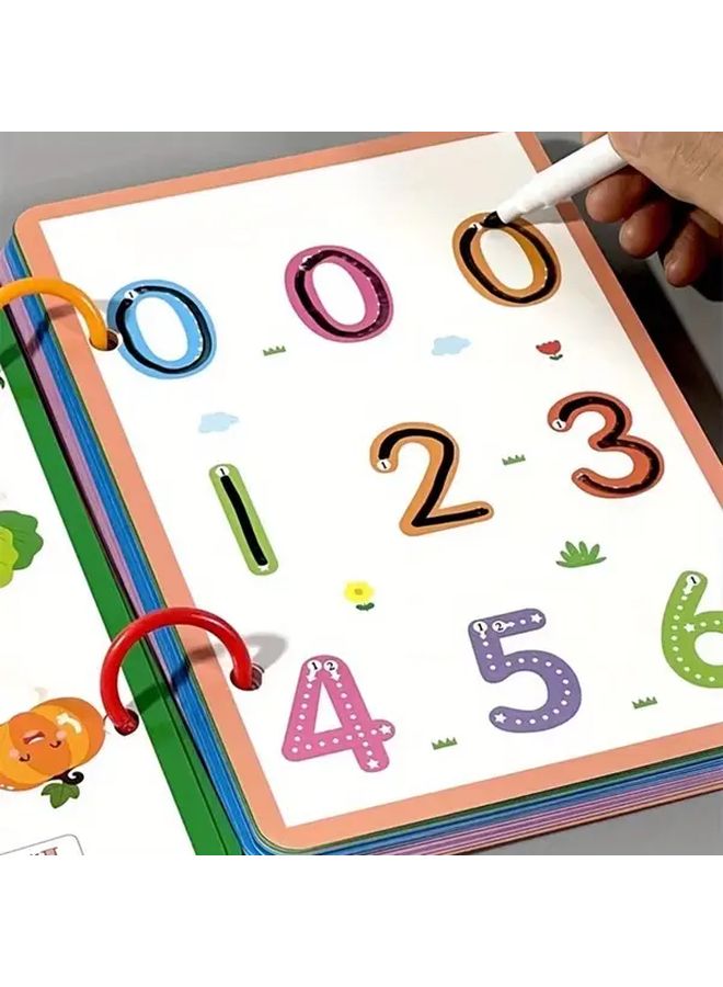 Reusable Magic Practice Notebook 32 Pages Set Whole Brain Development Writing Training - Image 1