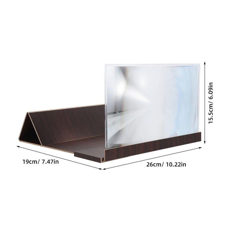 Foldable Phone Screen Amplifier with Stand Portable Movie Video Magnifier Eye Protection Enhanced Visuals - Image 3