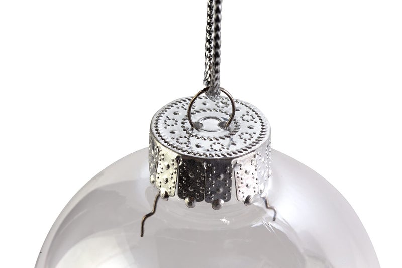 Creative Hobbies - Bulk Value Pack of 25 pcs - 67mm (2-5/8 Inch) Round Clear Plastic Ball Ornaments - Great for Crafting DIY Christmas Ornaments - Image 4