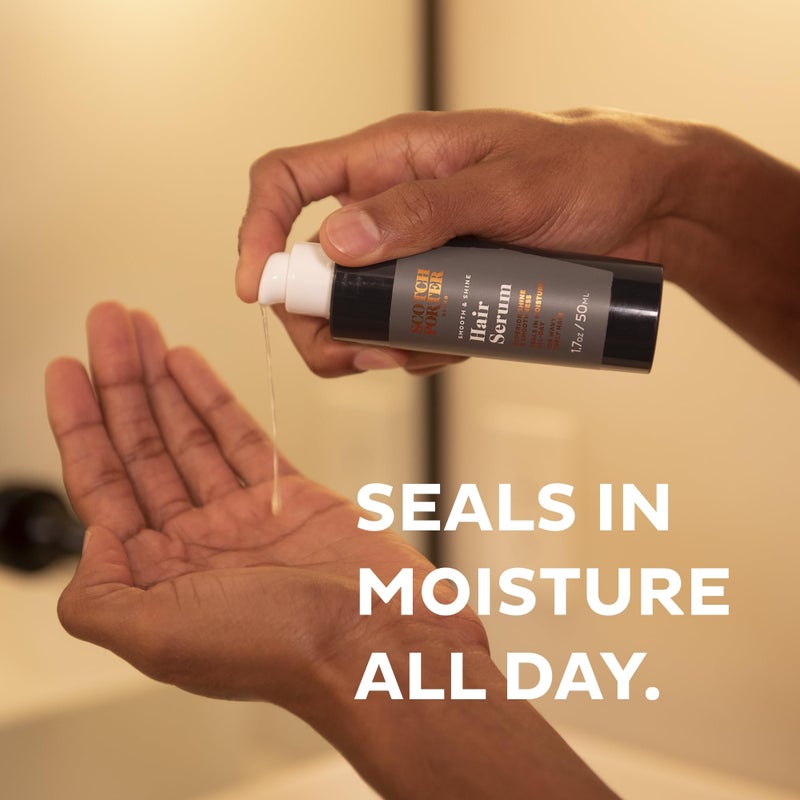 Scotch Porter Curls & Waves Hair Oil for Men | Seals in Moisture, Detangles & Prevents Frizz | Free of Parabens, Sulfates & Silicones | Vegan | 1.7oz - Image 4