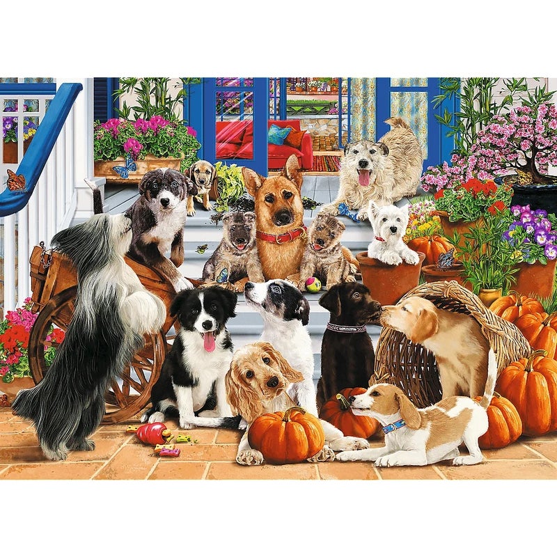 Trefl - World Craft Doggy Friendship Wooden Puzzle 1000 Pieces - 20149 - Image 2