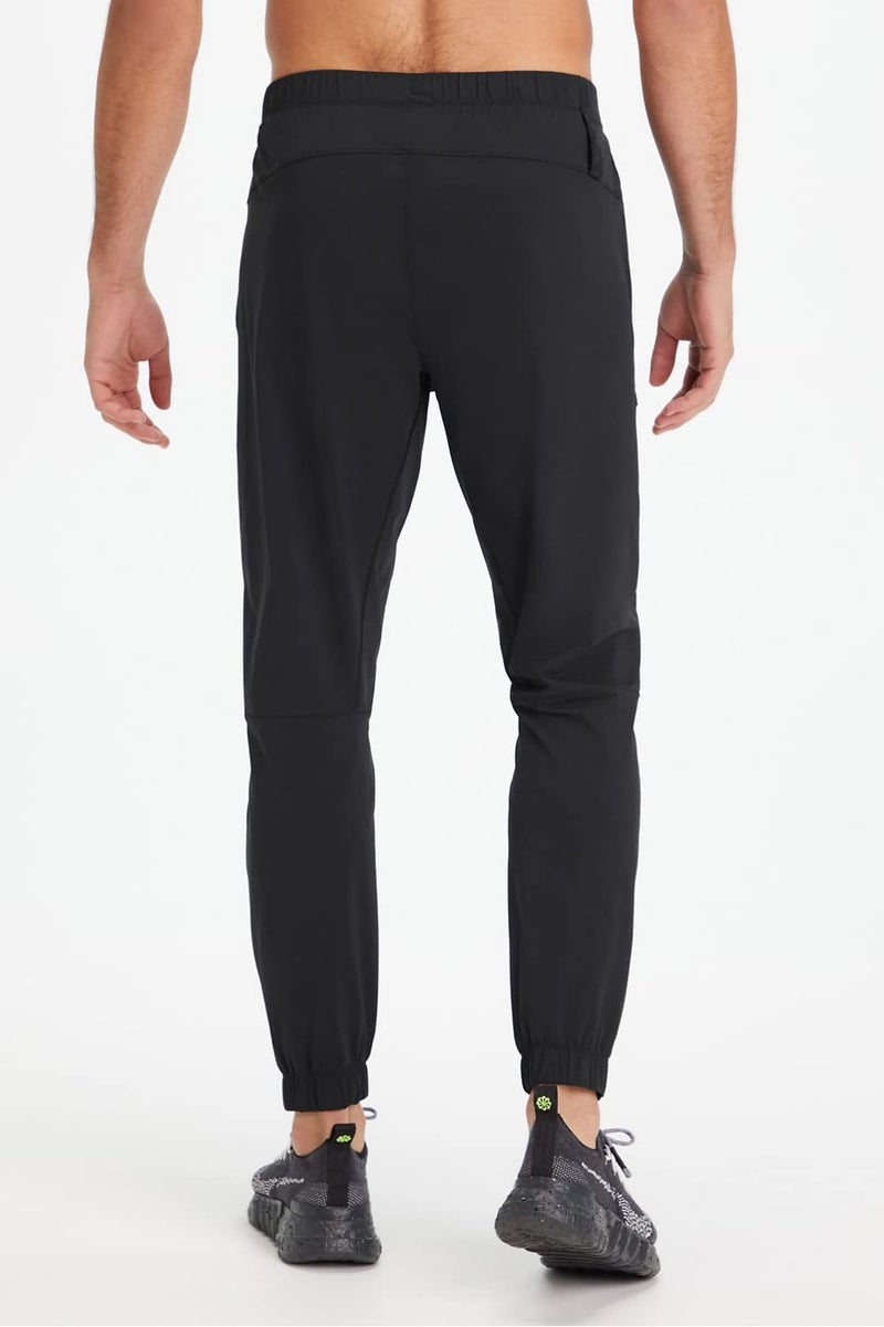 Fabletics Men's The One Jogger, Quick-Dry, Hidden Pockets, Zip Pockets, UPF Protection, Anti-Stink, Lightweight, L/Regular 29 in | 29, Black - Image 4