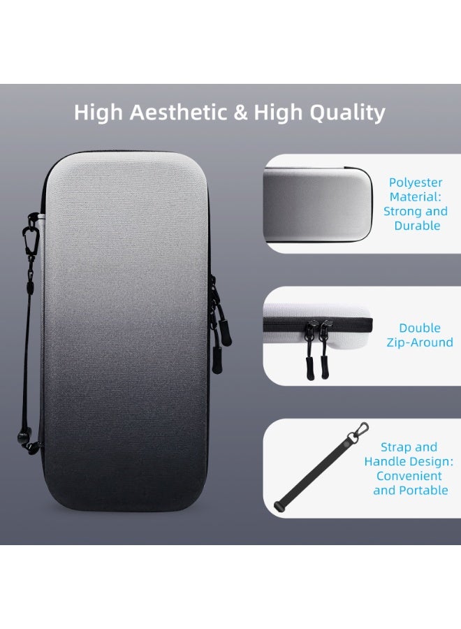 JYS Travel case for the Nintendo Switch 2 (2025 model), featuring a waterproof hard-shell design, with a protective hard case that includes accessories and 10 game card slots - Image 5