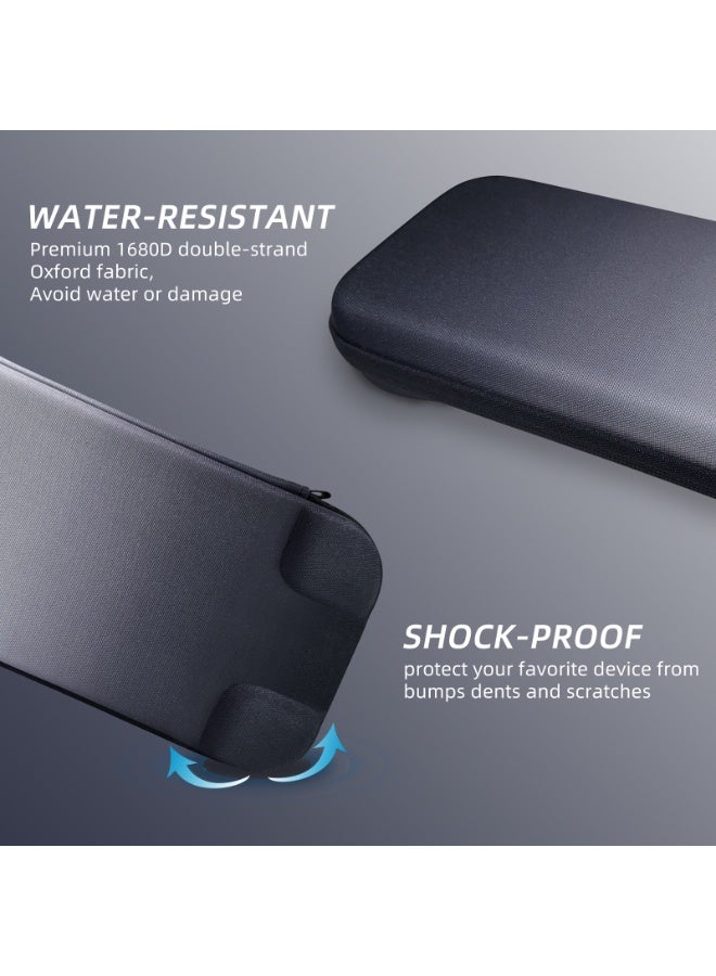 JYS Travel case for the Nintendo Switch 2 (2025 model), featuring a waterproof hard-shell design, with a protective hard case that includes accessories and 10 game card slots - Image 4