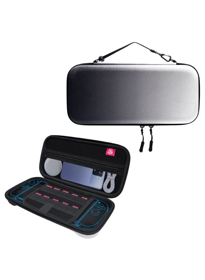 JYS Travel case for the Nintendo Switch 2 (2025 model), featuring a waterproof hard-shell design, with a protective hard case that includes accessories and 10 game card slots - Image 1