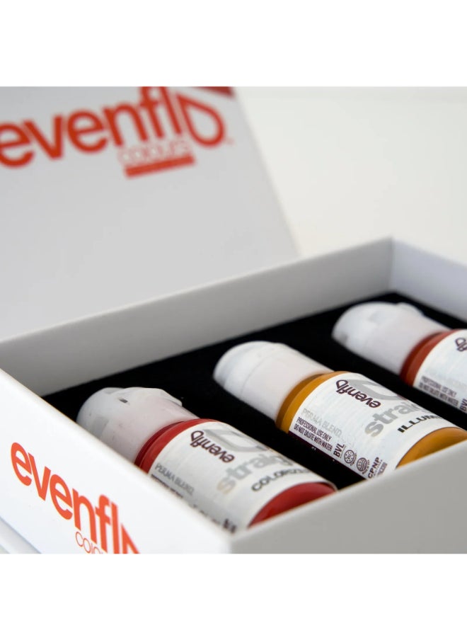 evenflo Perma Blend Evenflo Colours Neutralizer Set Lip Color Correction Kit 3x15ml  - Image 4