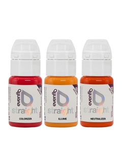 evenflo Perma Blend Evenflo Colours Neutralizer Set Lip Color Correction Kit 3x15ml  - Image 1