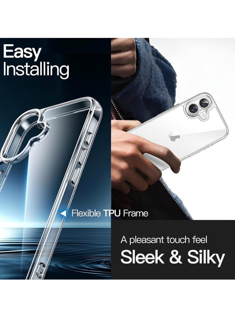 Houmt - iPhone 16 Plus Cover Slim Thin Crystal Clear Soft TPU for iPhone 16 Plus Anti Scratch Drop Protection Shockproof Protective Case for iPhone 16 Plus 6.7 inch - Image 1