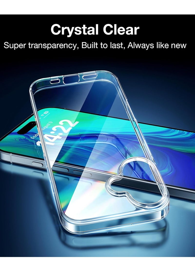 Houmt - iPhone 16 Plus Cover Slim Thin Crystal Clear Soft TPU for iPhone 16 Plus Anti Scratch Drop Protection Shockproof Protective Case for iPhone 16 Plus 6.7 inch - Image 1