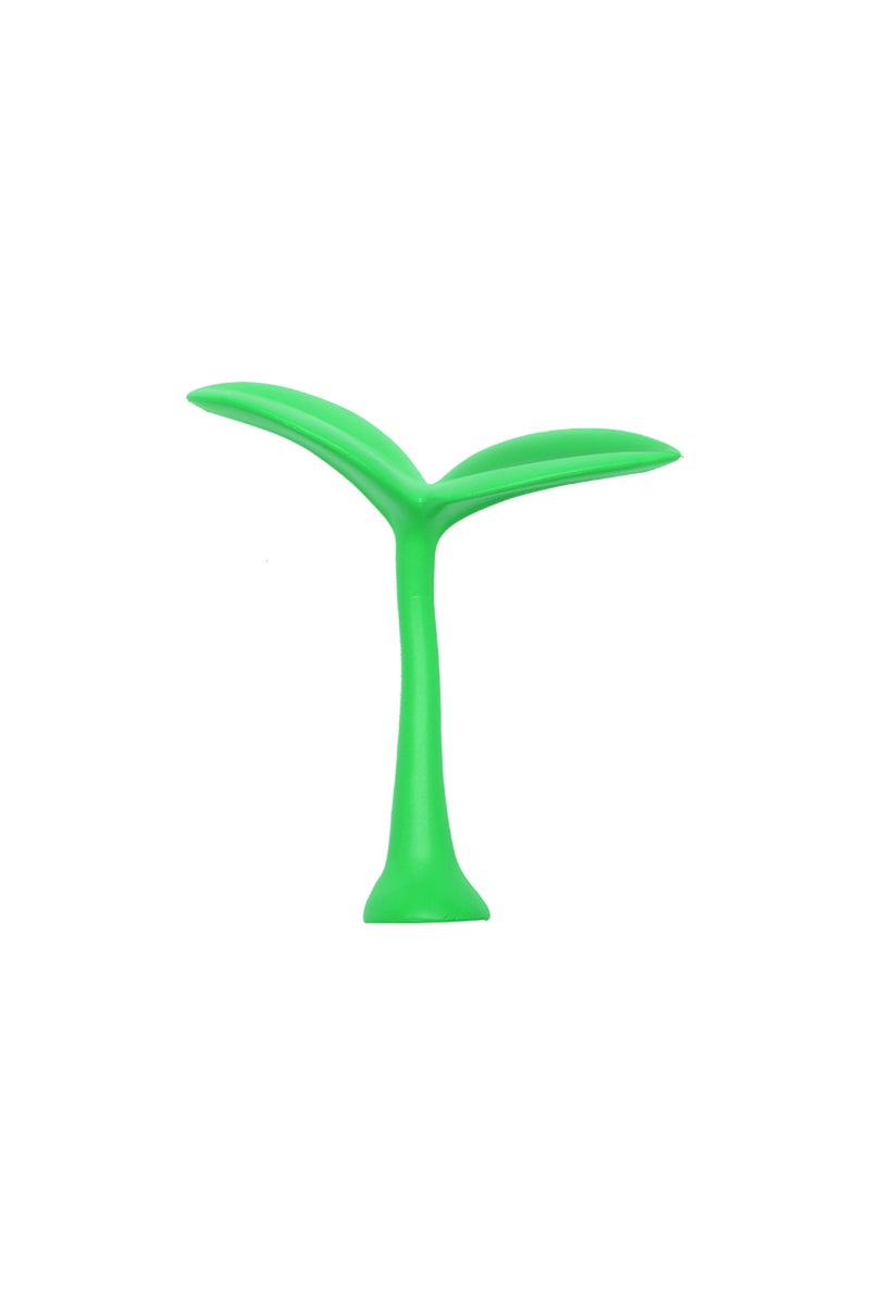 إيروريكس ملصقات تزيين ثلاثية الأبعاد لسقف السيارة باللون الأخضر، قطعة واحدة، على شكل براعم الفاصوليا أو براعم الزهور أو مخالب