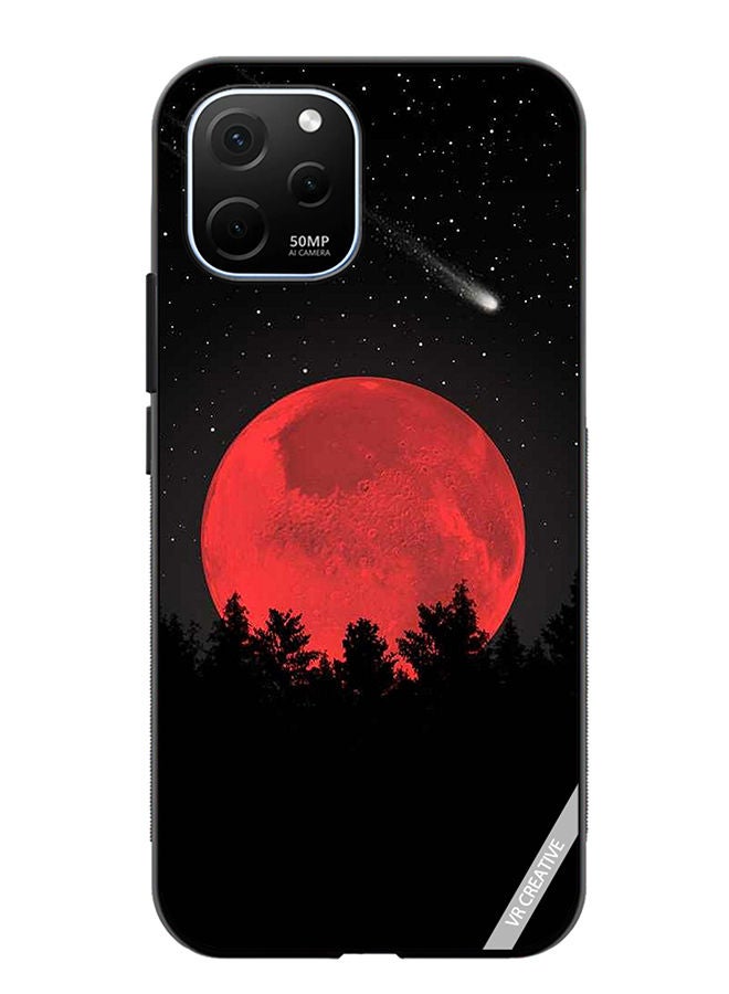 VR CREATIVE Protective Case Cover For Huawei Enjoy 50z Bloody Moon Design Multicolour - Image 1