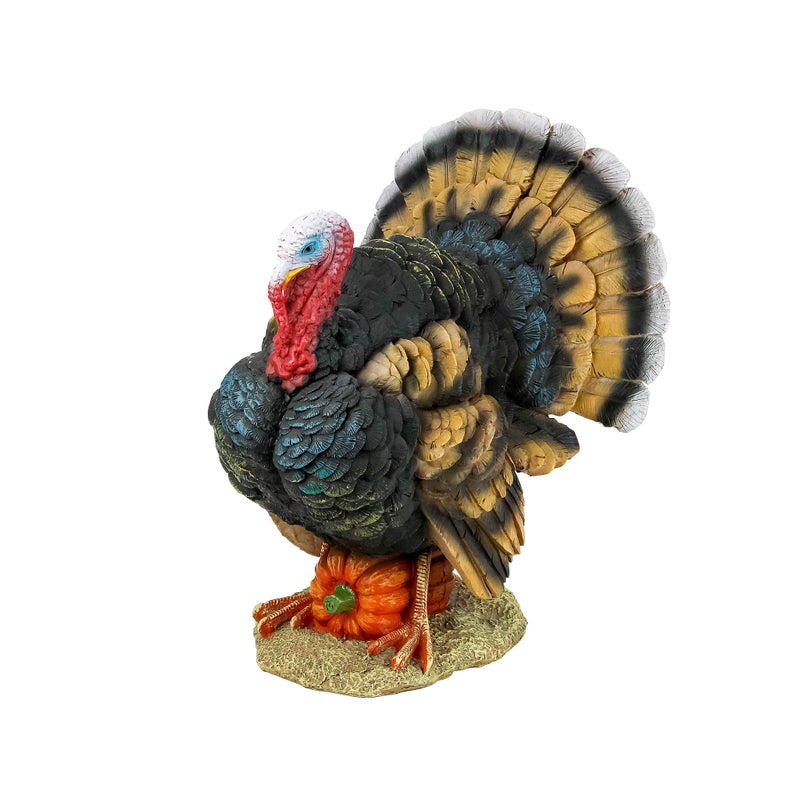 Design Toscano QM2373100 North American Turkey Statue,full color,Small - Image 1