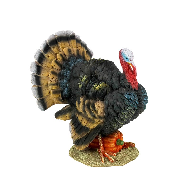 Design Toscano QM2373100 North American Turkey Statue,full color,Small - Image 4