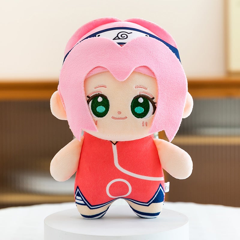 Cute Anime Character Plush Doll Keychain Pendant for Backpacks and Bags - Image 1