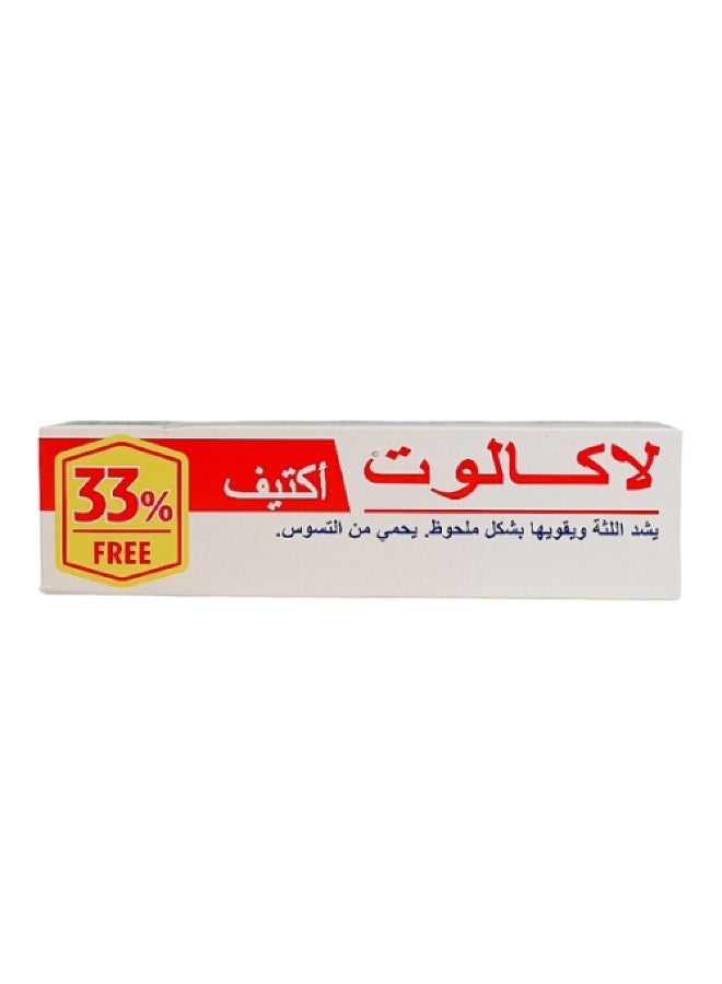Toothpaste Aktive 75ml + 33% Free By Lacalut