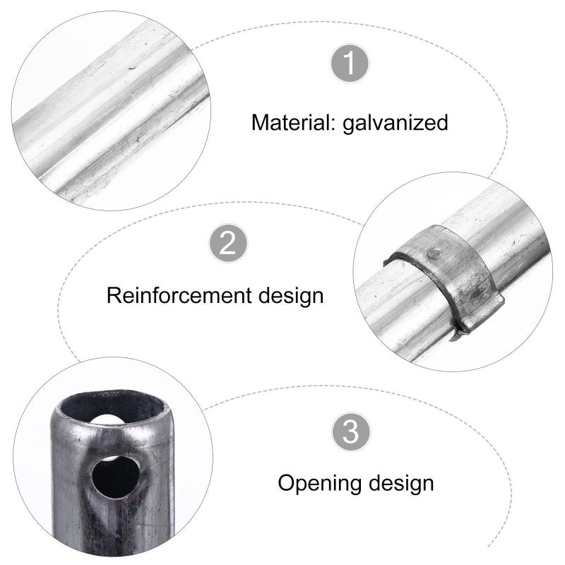 2pcs Metal Scaffolding Coupling Pins 36mm Diameter 8mm Thickness Heavy Duty Construction Accessories - Image 4