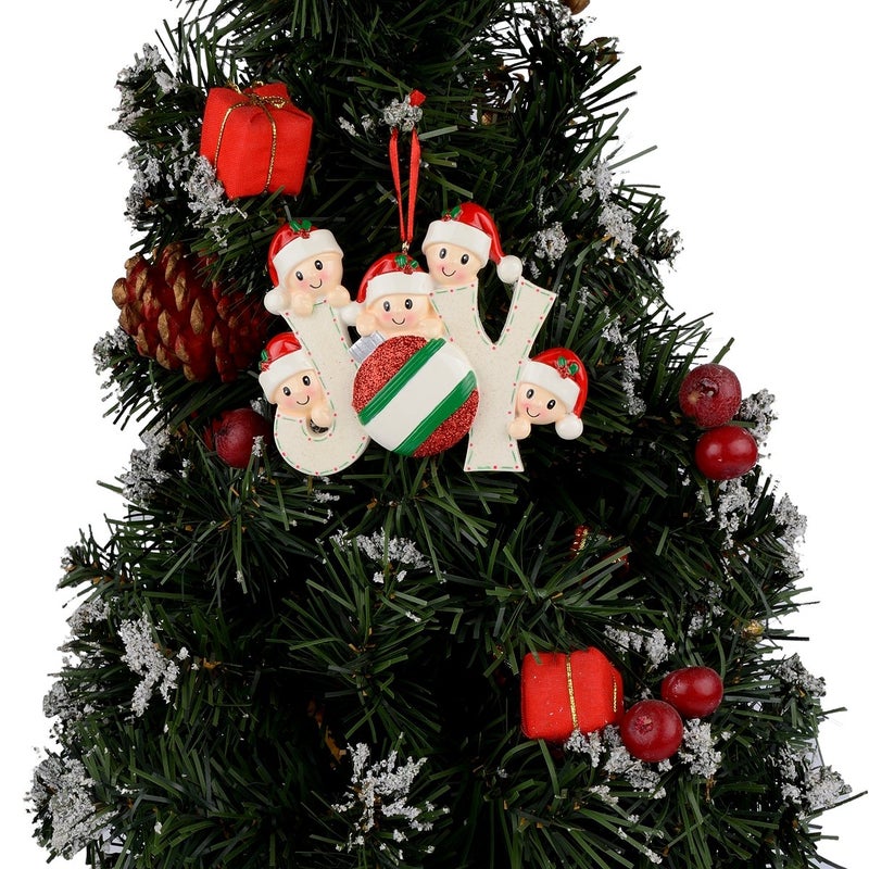WorldWide MAXORA Joy Family of 5 Personalized Ornaments - Image 2