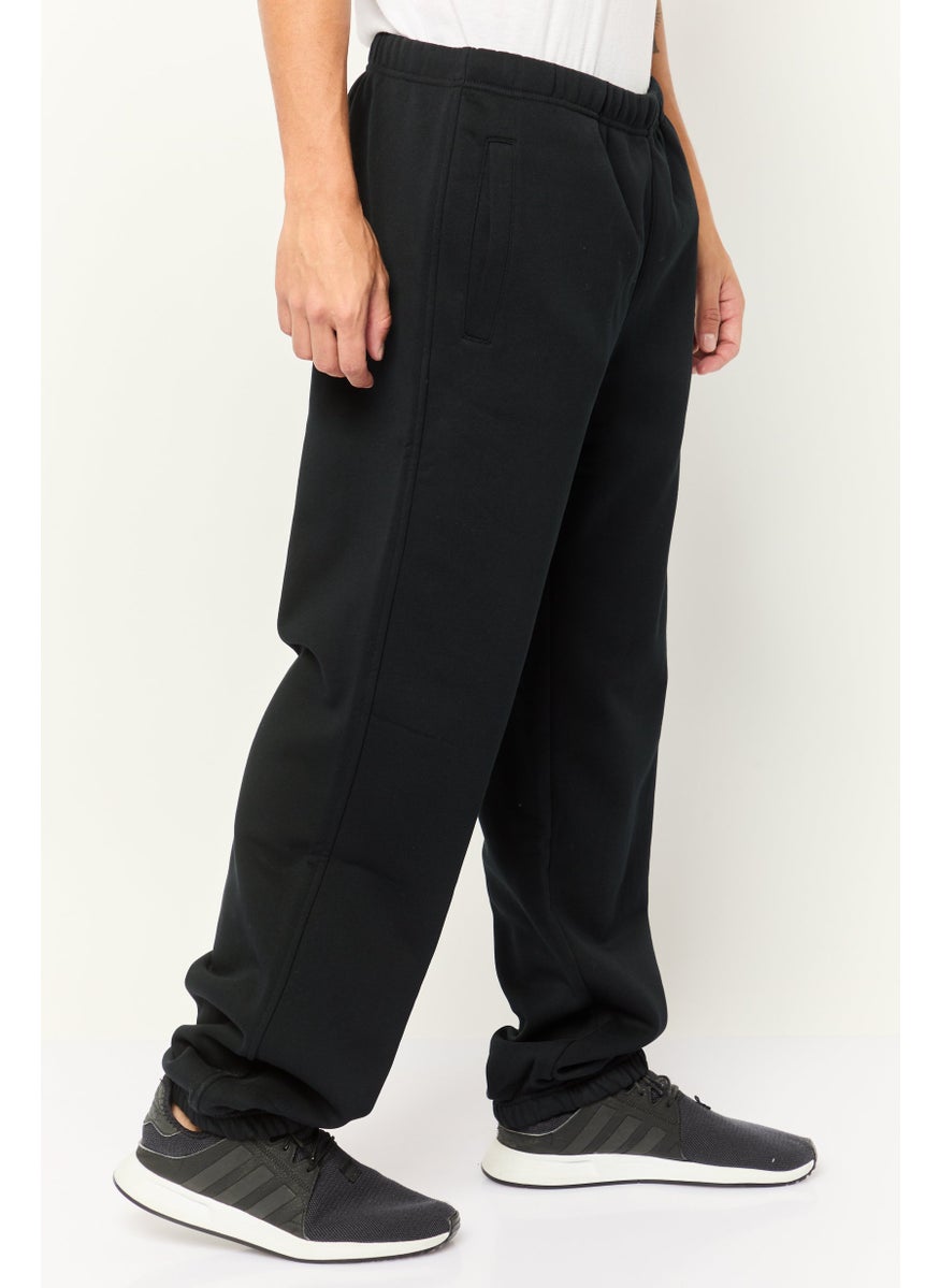 ESPRIT Men Regular Fit Jogger Pants, Black  - Image 4