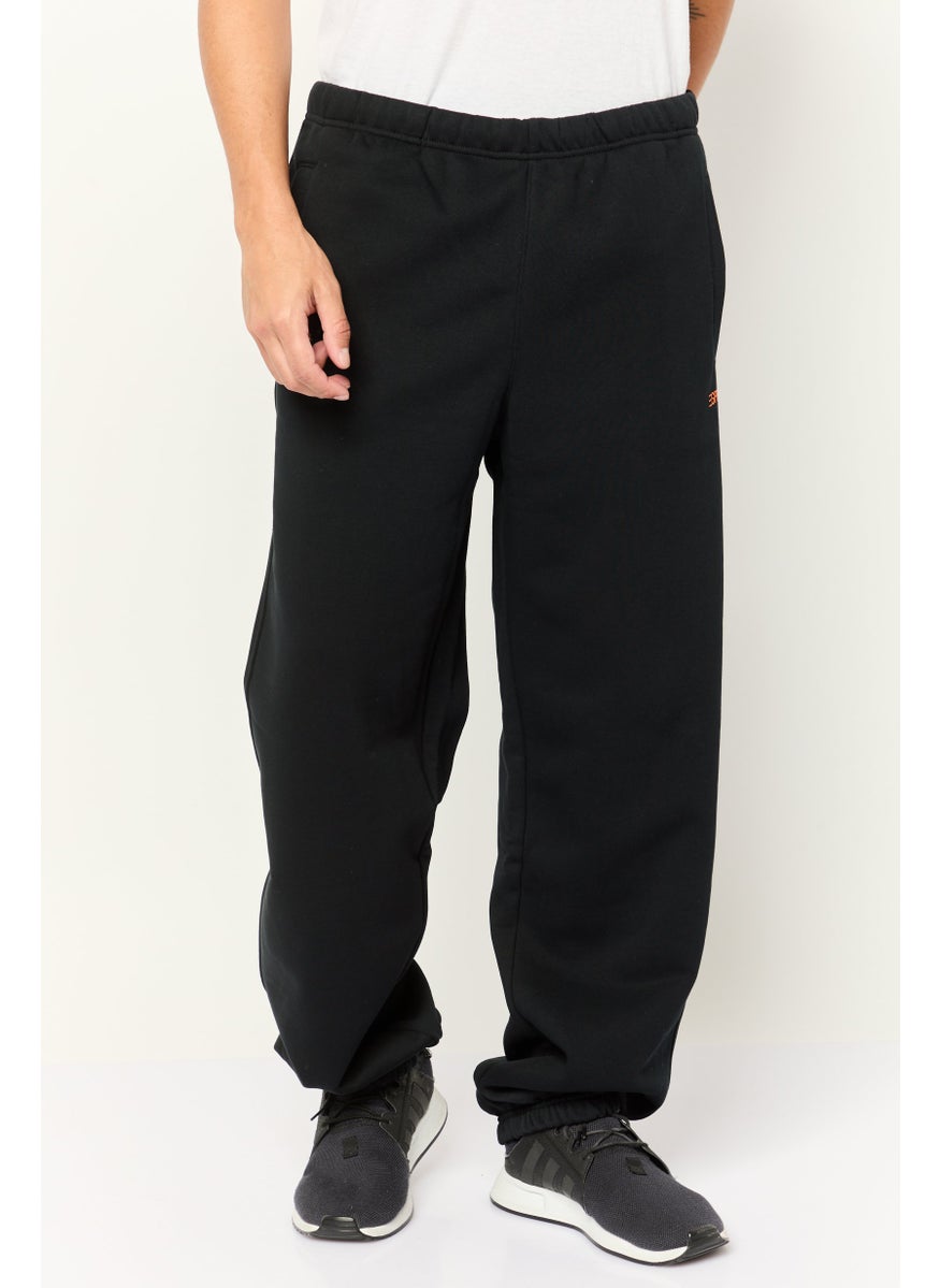 ESPRIT Men Regular Fit Jogger Pants, Black  - Image 1