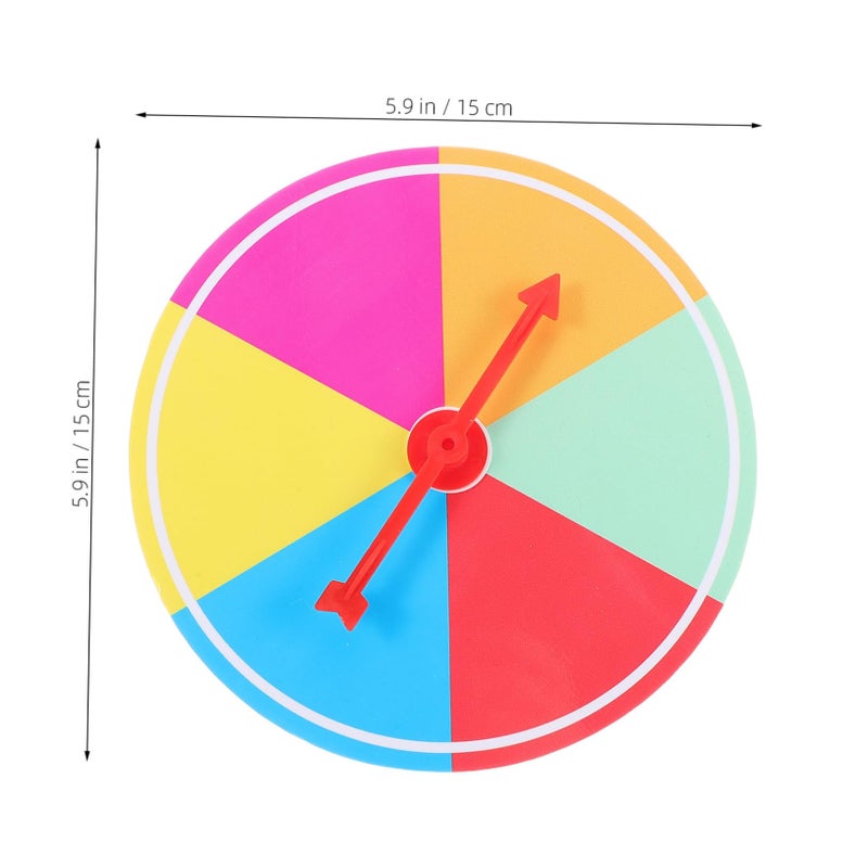 2Pcs Blank Plastic Prize Wheel Rotating Arrow Game For Classroom Party Family Gathering - Image 3