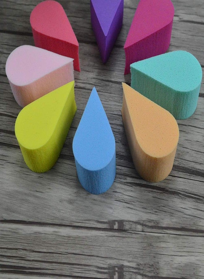 RIGOENT Makeup Beauty Sponge Pro Puff Set ,Hypoallergenic,Latex-free, Flawless Streak-free Foundation Blender Professional Beauty Makeup Set for Dry & Wet Use (MULTI COLOR) (PACK OF 8) - Image 5