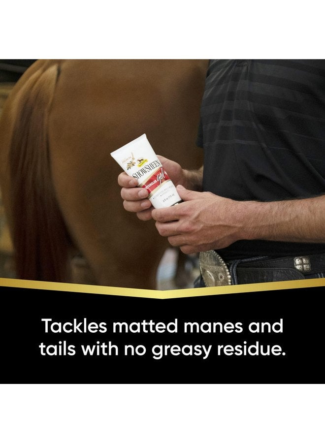 أبزوربين جل Absorbine ShowSheen Detangler للشعر والبدة والذيل، بزيت الأرجان المغربي، يعالج أصعب العقد لدى الخيول والكلاب والماشية، 4 أونصة - Image 3