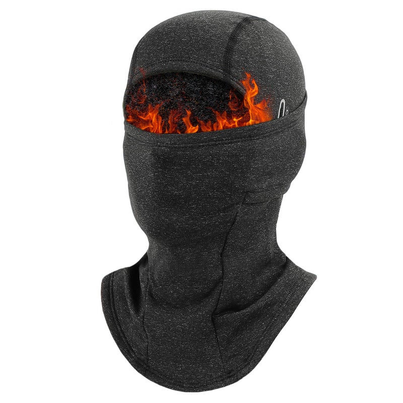 HEGGCOOE Balaclava Ski Mask for Men Women,Windproof Thermal Winter Face Mask for Cold Weather Skiing Cycling Snowboarding Grey - Image 1