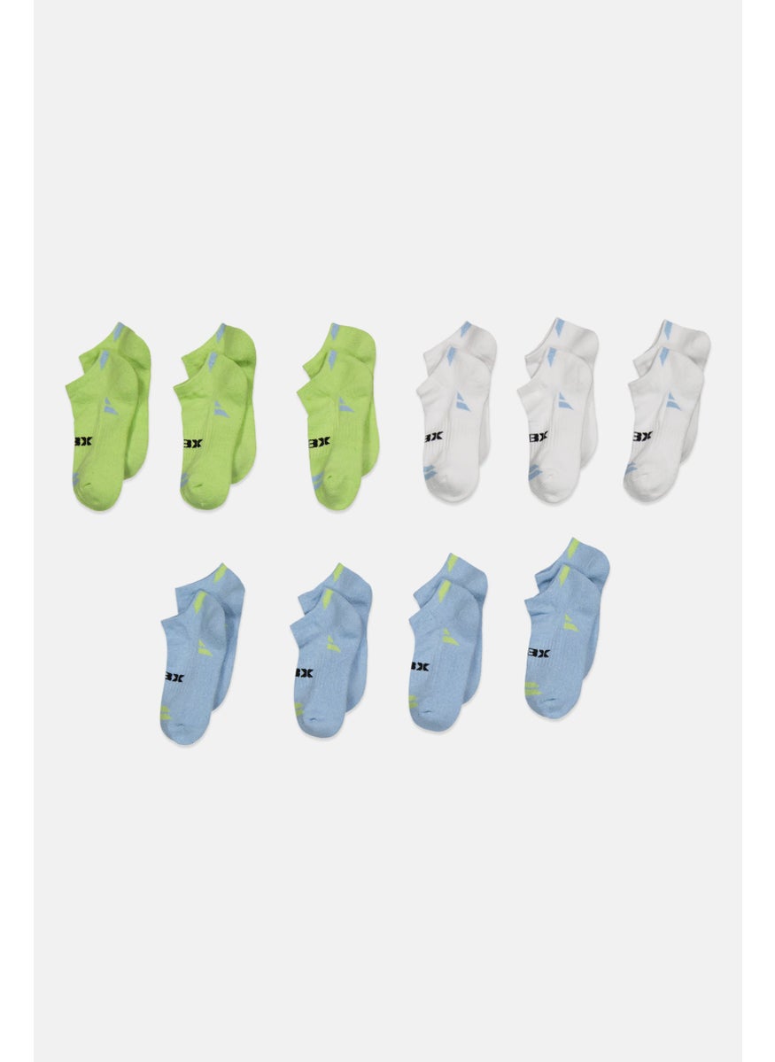 Kids Boy 10 Pairs Brand Logo Ankle Socks, Lime Green Combo - pzsku/Z2739CDC958E5650BD6F8Z/45/_/1737642384/ec1005e5-662b-47f4-a30c-bbe35af8e3f3