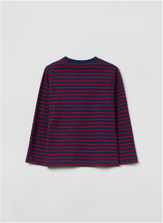 Ovs Long sleeved T-shirt with striped pattern