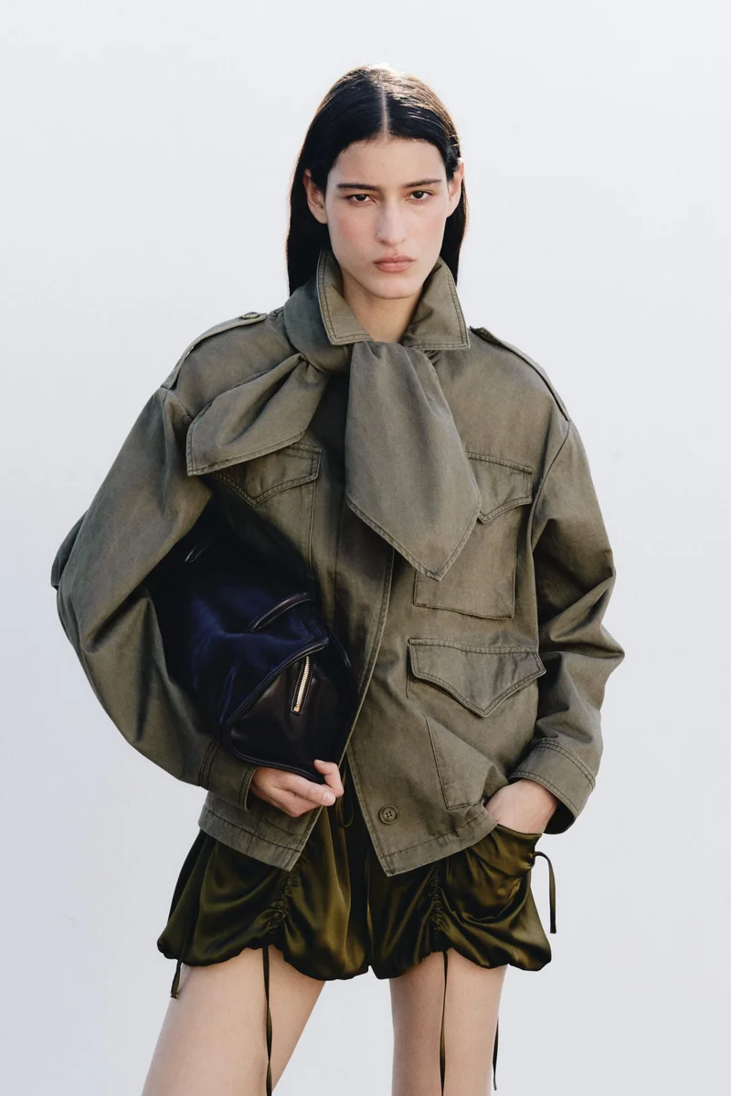 Cotton cargo jacket