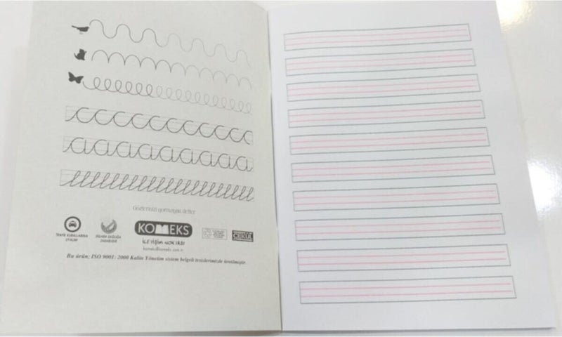 A5 Cardboard Cover 40 Yp Beautiful Writing Notebook, 3 Pieces T.d