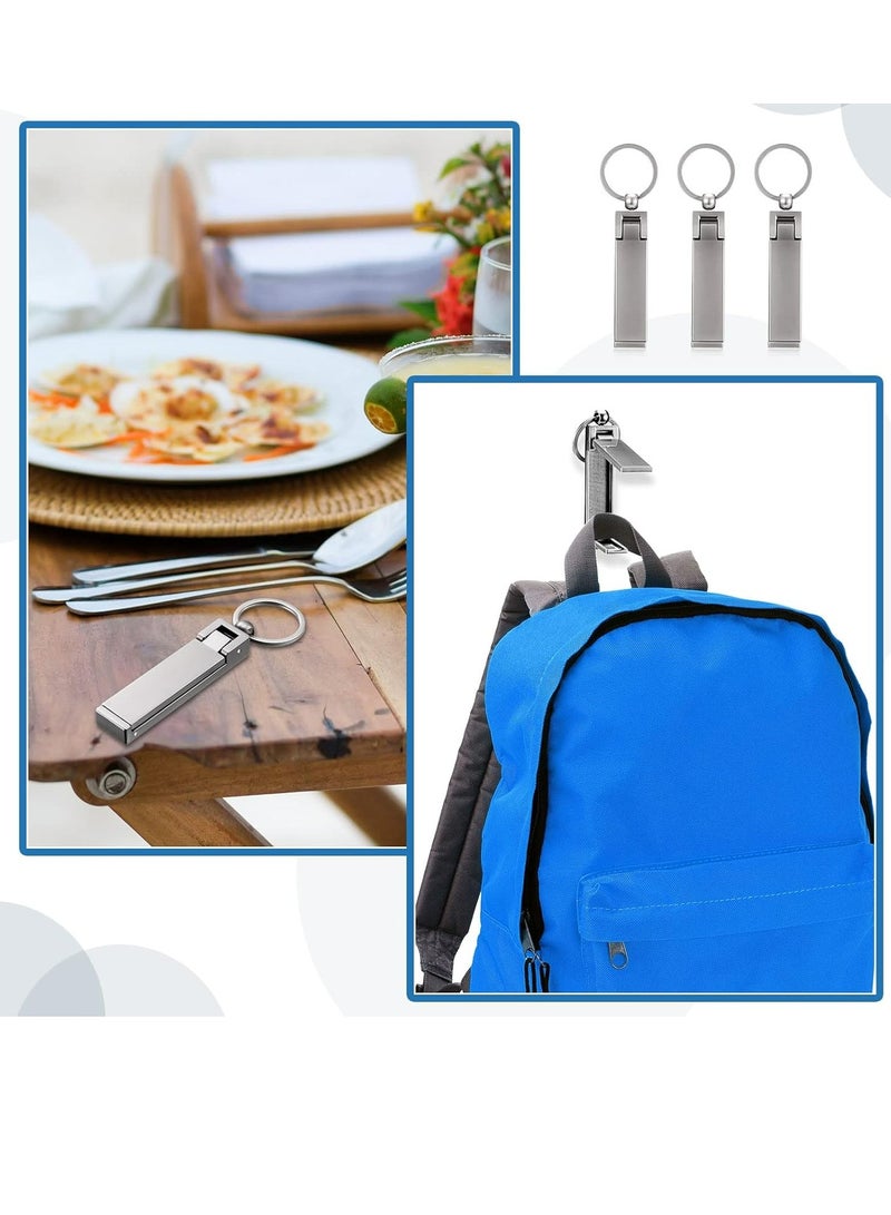 Oasisgalore Instant Bag Hanger Collection - Foldable Handbag Hook for Table Desk - Women's Handbag Storage Folding Decor Table Hook (Silver) - Image 5