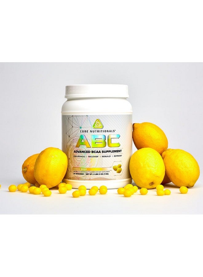 Core Nutritionals مكمل BCAA المتقدم من كور نيوترشنالز بلاتينيوم ABC أثناء التمرين مع 2.5 جرام جلايسين، بيتا ألانين، سترولين ماليت، 20 حصة (ليمون دروب) - Image 3