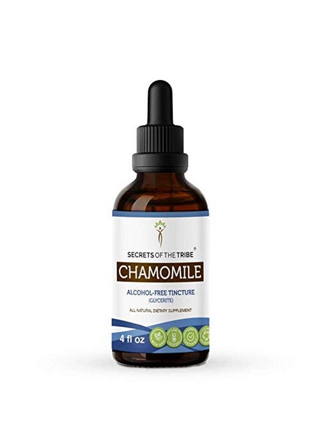 Chamomile Tincture Alcoholfree Extract Chamomile Matricaria Recutita Healthy Digestion/Soothing And Calming Properties 4 Oz