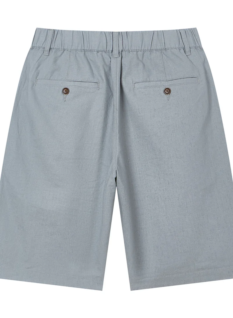 GIORDANO  Men's Slim Linen Cotton Bermuda Shorts for Men | Best Price UAE