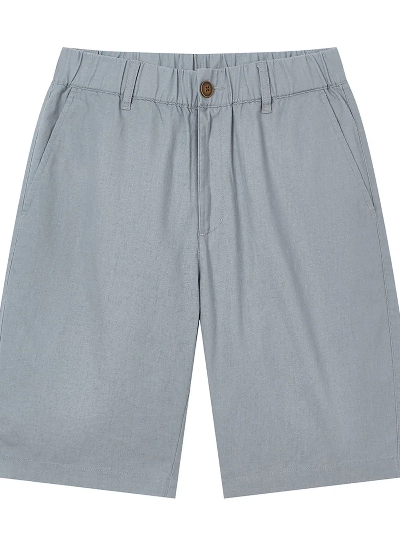 GIORDANO  Men's Slim Linen Cotton Bermuda Shorts for Men | Best Price UAE