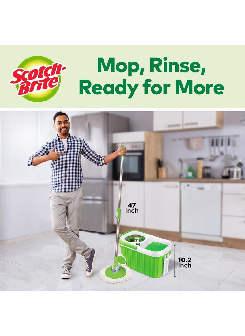 Scotch Brite ScotchBrite Supreme Spin Mop 2N Microfiber Refills  - Image 5