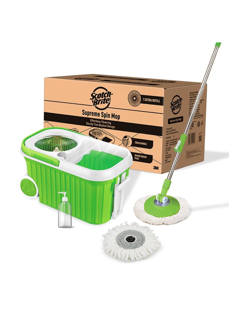 Scotch Brite ScotchBrite Supreme Spin Mop 2N Microfiber Refills  - Image 1