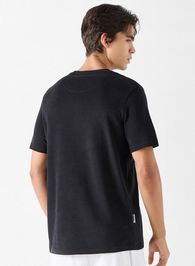 Starter Logo Print Crew Neck T-shirt with Short Sleeves - Image 3