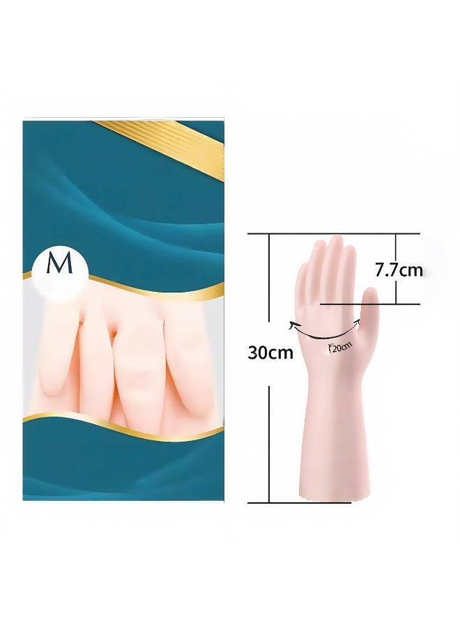 Silicone gloves for washing dishes, washing vegetables, kitchen cleaning tools, unisex thick wear-resistant gloves, kitchen cleaning gloves - Image 1