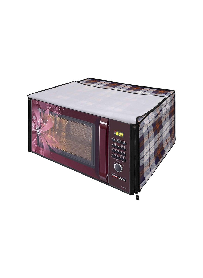 Lithara Lithara Printed Waterproof Microwave Oven Cover for LG 28 Litre Convection Microwave Oven MC2846BCT Cam06 Multicolor  - Image 5