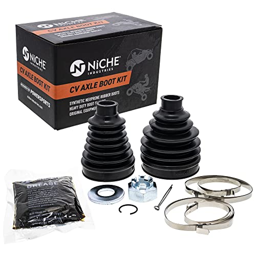 NICHE Front CV Axle Boot Kit For Can-Am Outlander 650 800 1000 500 400 Renegade 800 500 705400512 705400511 ATV - Image 1