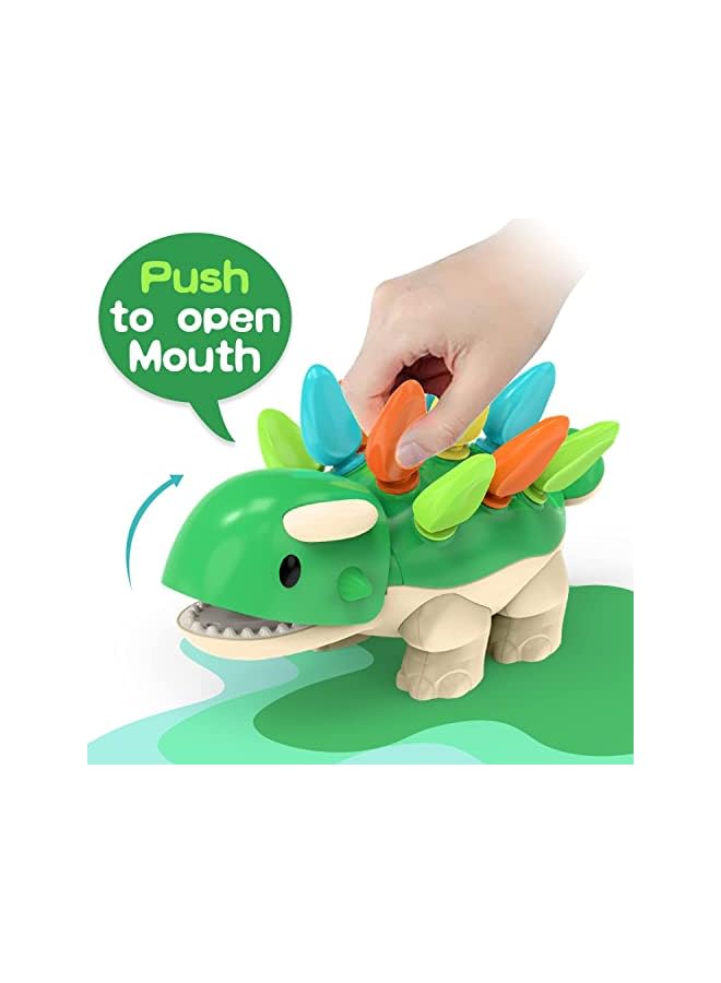 PROMASS Dinosaur Montessori Toy, 6 12 9 18 Months Old Toddler Learning Toy, Development Fine Motor Sensory Toy,  Baby Gifts for 1 2 One Two Year Old Baby Boy Girl - Image 4