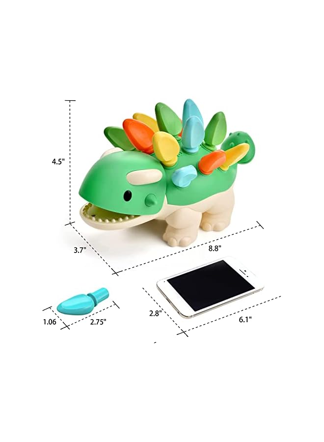 PROMASS Dinosaur Montessori Toy, 6 12 9 18 Months Old Toddler Learning Toy, Development Fine Motor Sensory Toy,  Baby Gifts for 1 2 One Two Year Old Baby Boy Girl - Image 2