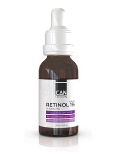 Retinol 1% Serum Reducing Wrinkles, Lines, & Ageing on Face & Eyes 30ml