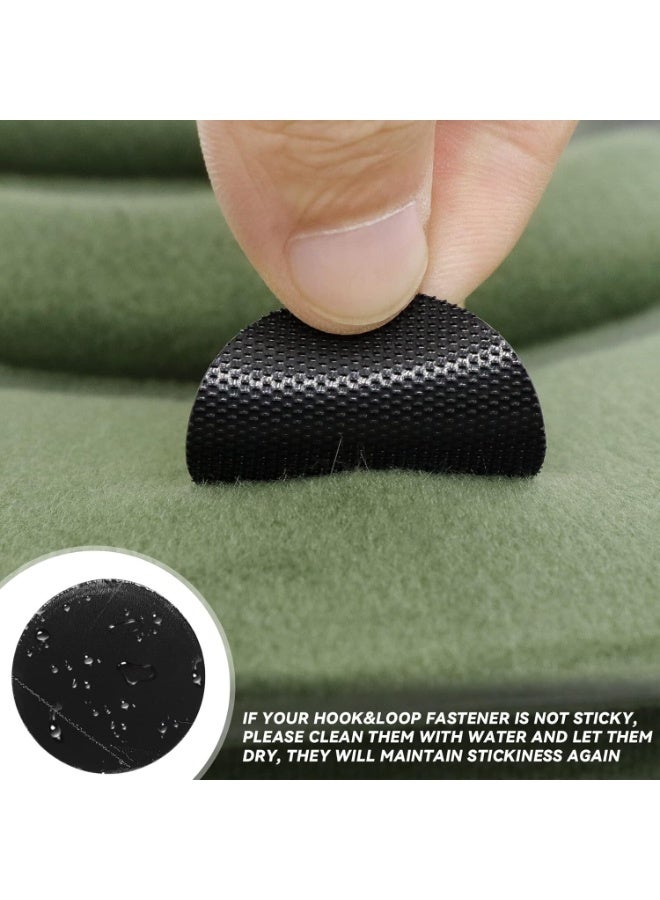 Universal Comfortable Tactical Airsoft Helmet Pads Internal Memory Foam Foam Protective Cushion Buffer Pad Protection Mat Accessories Liner System for Fast MT MICH IBH AF ACH Helmet Green - Image 2